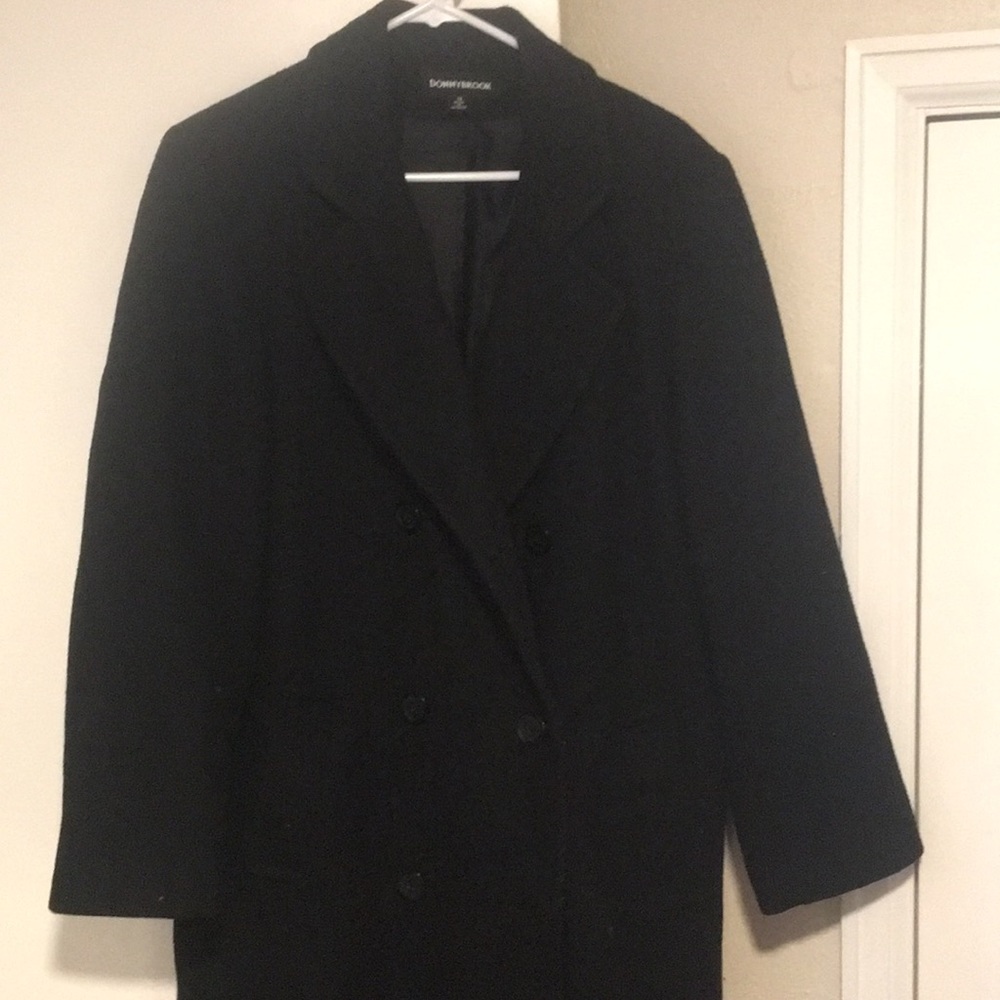 Vintage full-length 100% wool coat
